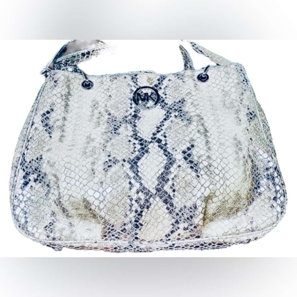 Michael Kors Python Embossed Leather Bag - image 2